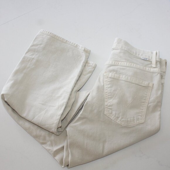 Mother Denim Ditcher Crop in Chalk it Up - Picture 6 of 6